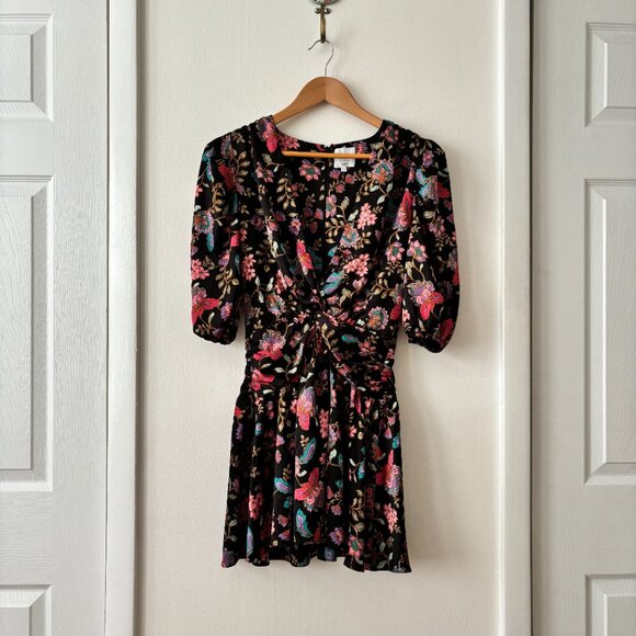 Misa Los Angeles Narcissa Floral Satin Mini Dress - Picture 8 of 13